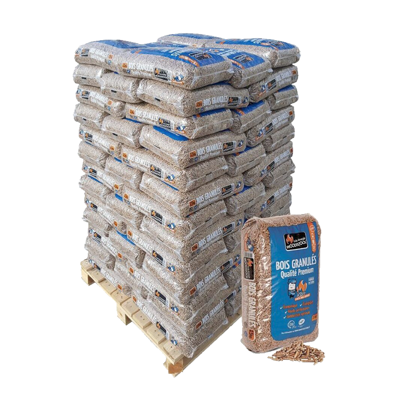 Woodstock træpiller – 78 lægge 15 kg
