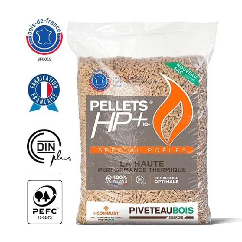 Piveteau HP+ træpiller – 72 lægge 15 kg